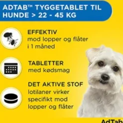 AdTab til hunde >11-22 kg, 6 stk - Loppemiddel
