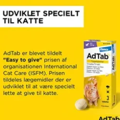 AdTab til katte, 2.0-8.0 kg, 3 stk - Loppemiddel