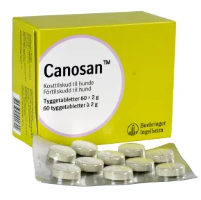 Canosan tabletter til hund 2 g 60 stk pr æske