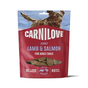 Carnilove Dog Jerky Lamb with Salmon Fillet, 100 g