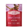 Carnilove Dog Pouch Paté Turkey & Buffalo, 300g