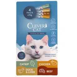 Clever Cat Creamy, Mixed 4-pack