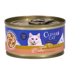 Clever Cat Shredded Chicken & Shrimp, 70g