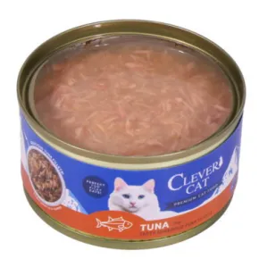 Clever Cat Shredded, Tuna & Salmon, 70g