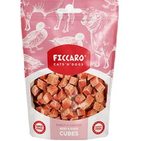 Ficcaro Beef & Duck Cubes, 100g