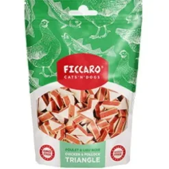 Ficcaro Chicken & Pollock Triangle, 100g