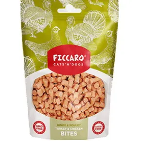Ficcaro Turkey & Poulet Bites, 100g