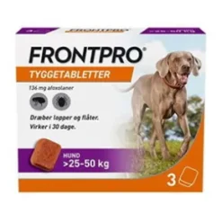 Frontpro tyggetabletter >25-50 kg, 3 stk