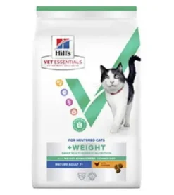 Hills VE Mature 7+ Adult Cat. Neutered, 3 kg, Chicken