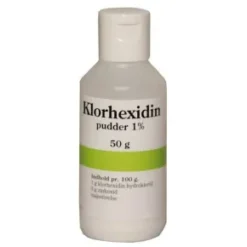 Klorhexidin pudder 1%, 50 g