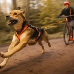 Non-Stop Dogwear Freemotion harness 5.0, Black/Orange