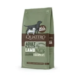 Quattro Super Premium Adult Dog All Breed, No Grain, Lamb