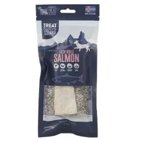 Treateaters Iceland Salmon Skin Rolls, 3-pack