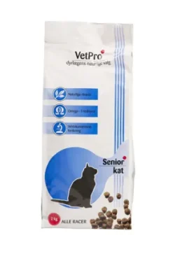 VetPro Senior Kattefoder, 2 kg