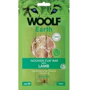 Woolf Earth Noohide flat bar, Lamb, Medium, 3 stk